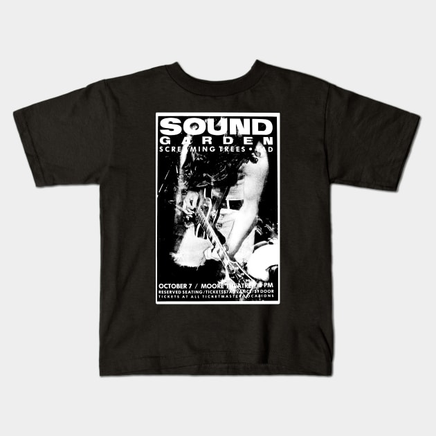 Soundgarden, Screaming Trees, TAD. Kids T-Shirt by OriginalDarkPoetry